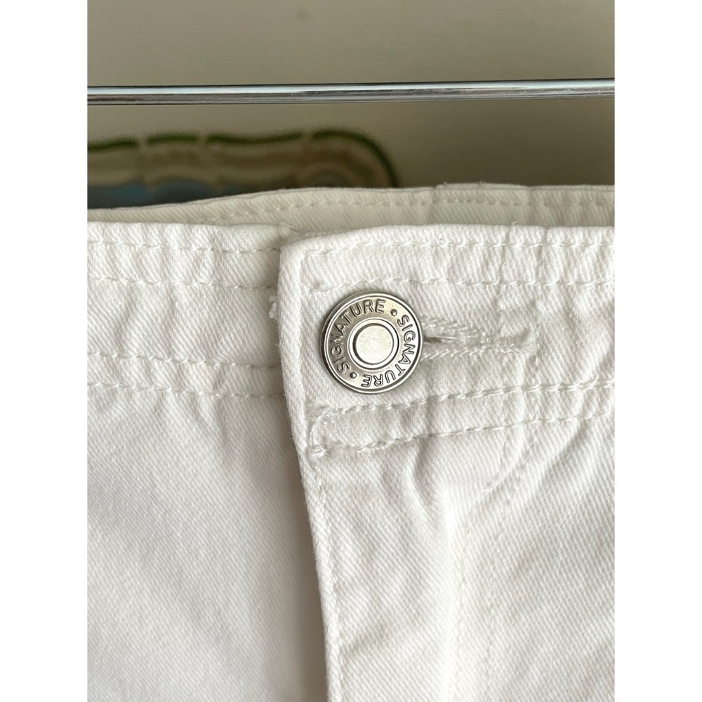 TALULAH Women's 100% Cotton White Cargo Pants, Large - Picture 5 of 12